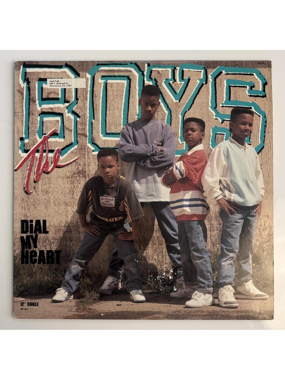 The Boys - Dial My Heart 12” Vinyl Single 1988 Motown Records MOT4614